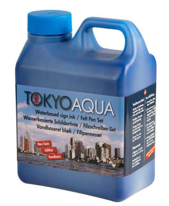 Hovedbilde Tokyo Aqua blekk 1 liter blå