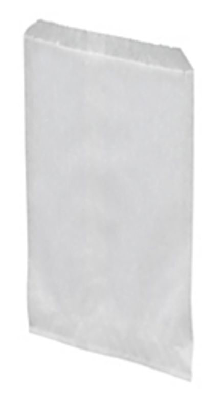 Papirpose hvit 1,5 kilo 16x30cm 1000 stk.
