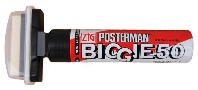 Posterman tusj 50mm svart