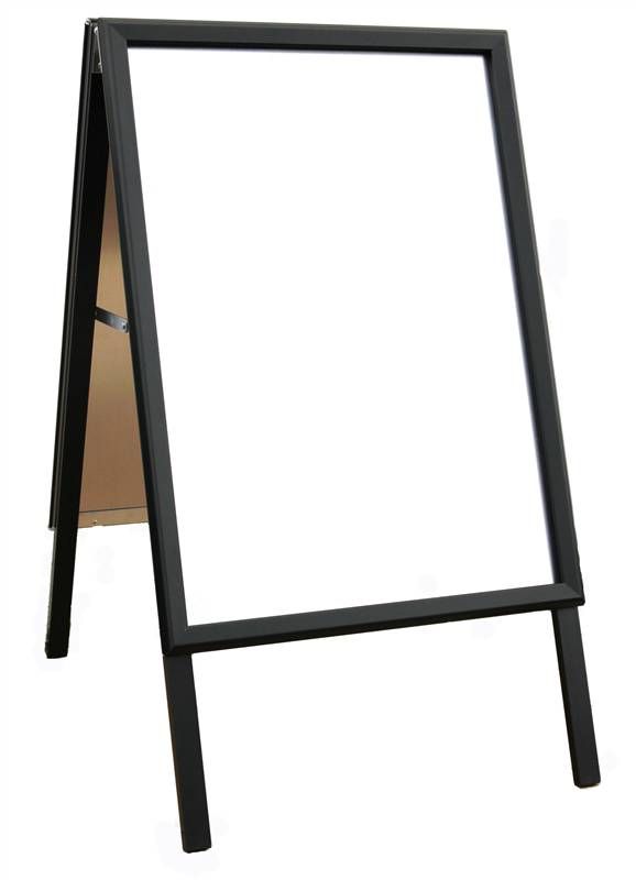A-bukk aluminium A1 cm sort