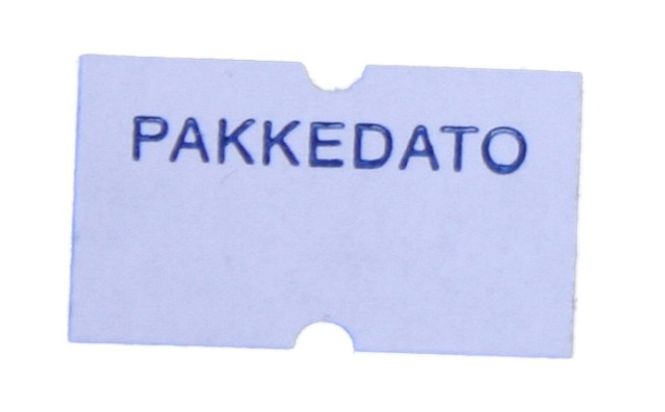 Hovedbilde Motex / Jolly etikett Pakkedato 21x12mm