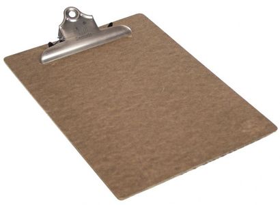 Spisekart Clipboard A4