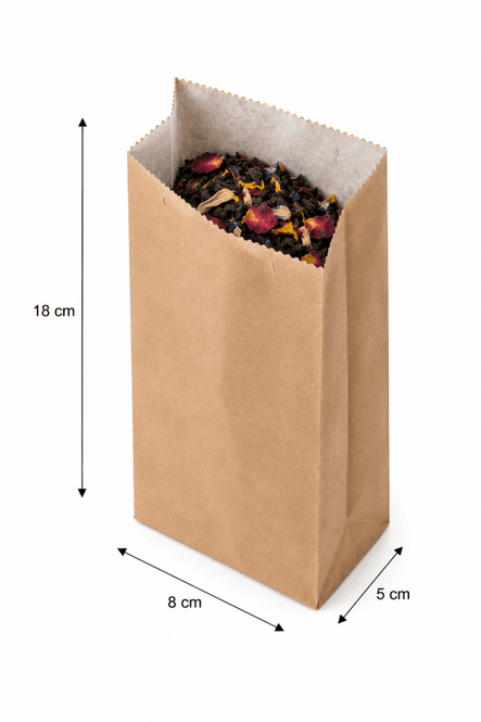 Hovedbilde Kaffe/Te pose 8x5x18 cm 1000 stk
