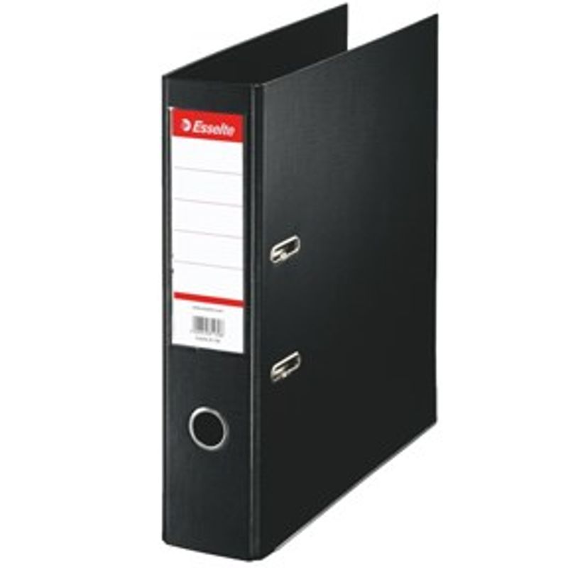 Esselte Ringperm A4 75mm sort 10 pk.