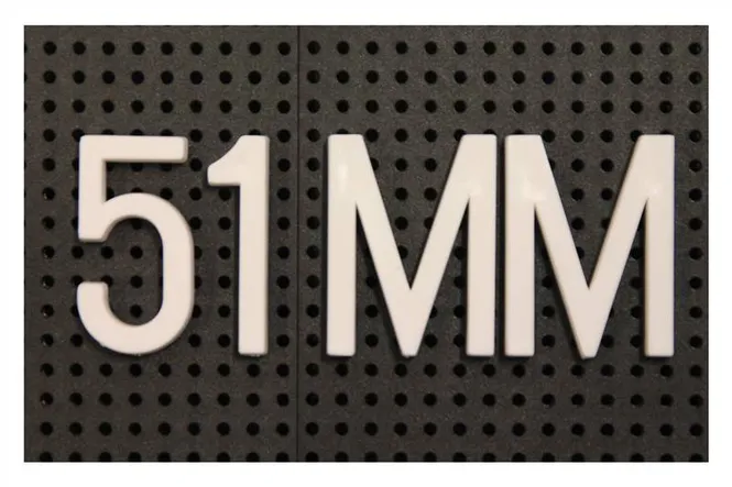 Hovedbilde Bokstavsett pegboard 51mm