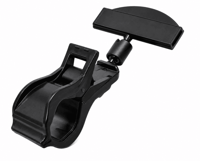 Hovedbilde Stor klype med 50 mm skiltholder – sort