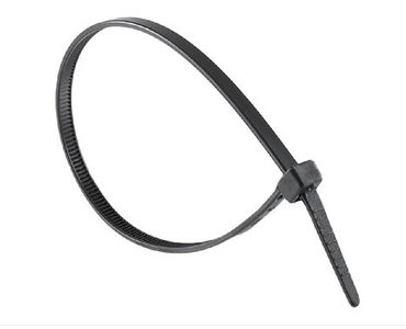 Buntebånd 250x4,8mm sort 100 stk.