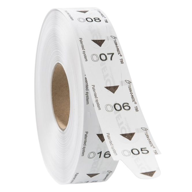 Hovedbilde Købillett T90 hvit 32mm 1 rull