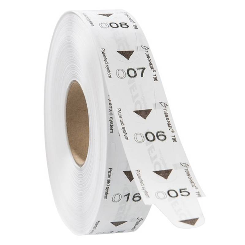 Købillett T90 hvit 32mm 6 ruller