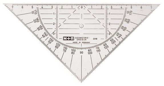 Geometrivinkel 16cm. 10pk.