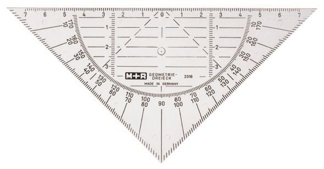 Hovedbilde Geometrivinkel 16cm. 10pk.