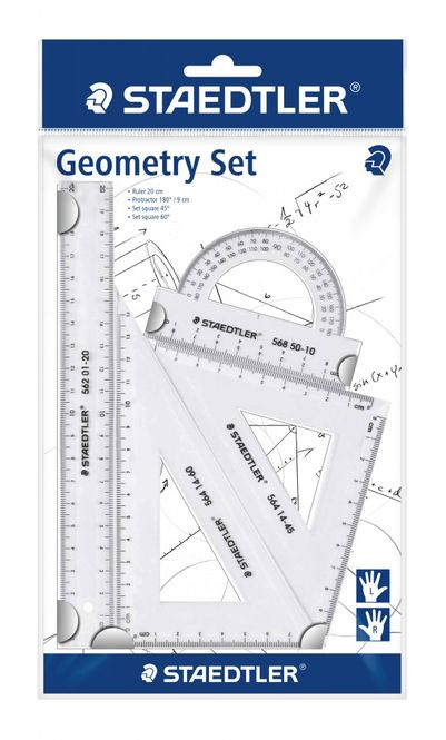 Hovedbilde Geometrisett 4 deler transparent