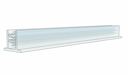 Skiltholder supergrip for 4mm skilt  21x25mm 100 stk.