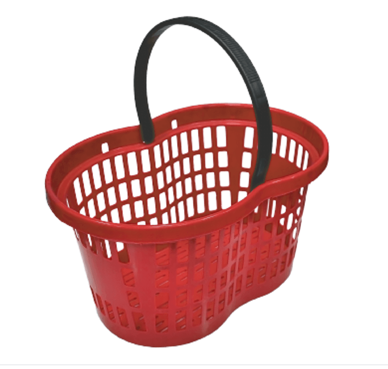 Handlekurv 27 liter ergo rød