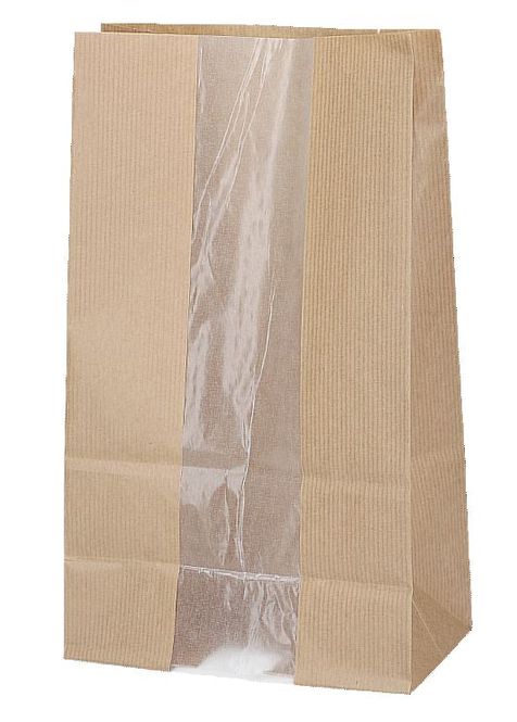 Hovedbilde Papirpose med vindu 16x9x27,5cm 1000 stk.