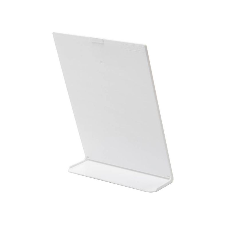 Menyholder A5 hvit L-modell