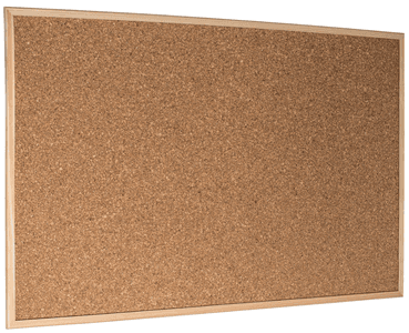 Korktavle 90x60 cm treramme Øko modell Esselte