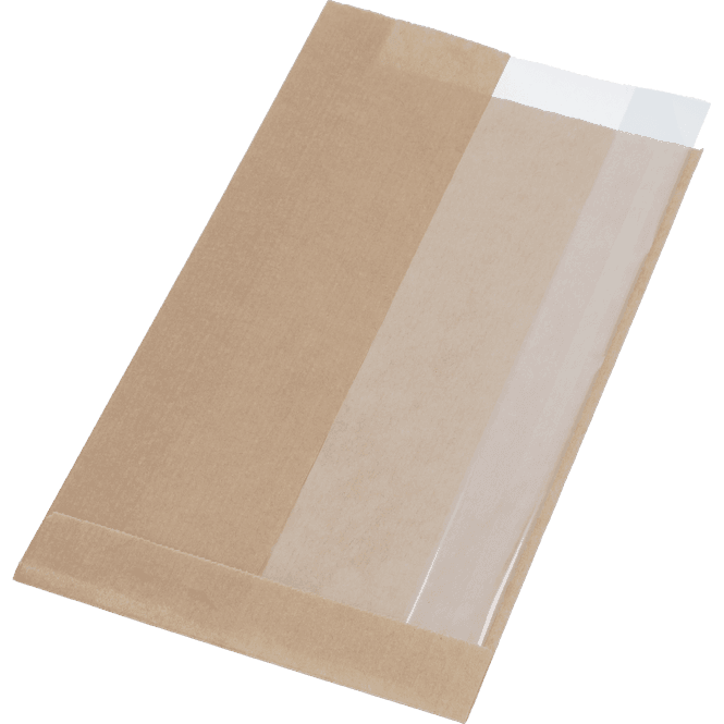 Hovedbilde Pose med vindu 14/5x23cm 1000 stk
