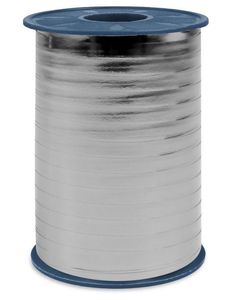 Gavebånd sølv metallic 10mm x 250m