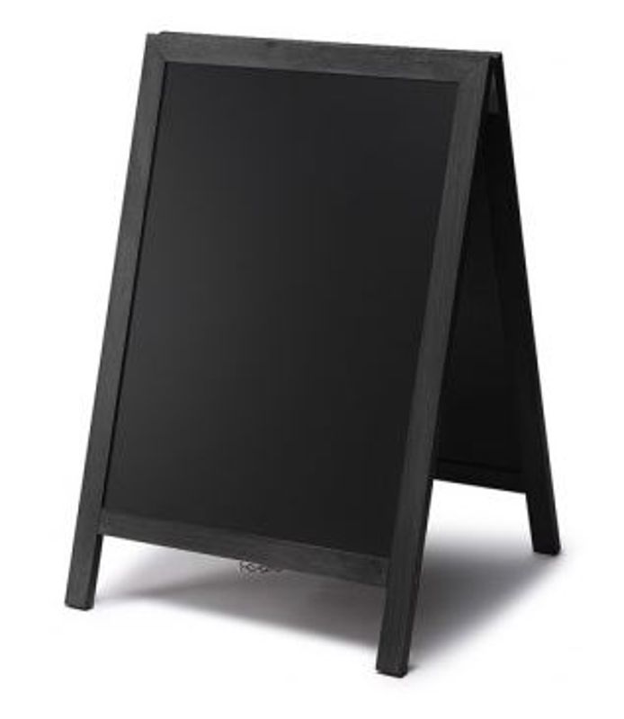 Gatebukk 55x85cm sort matt