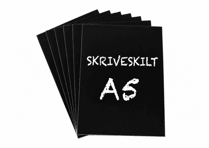 Plastskilt A5 148x210mm 10 pk.
