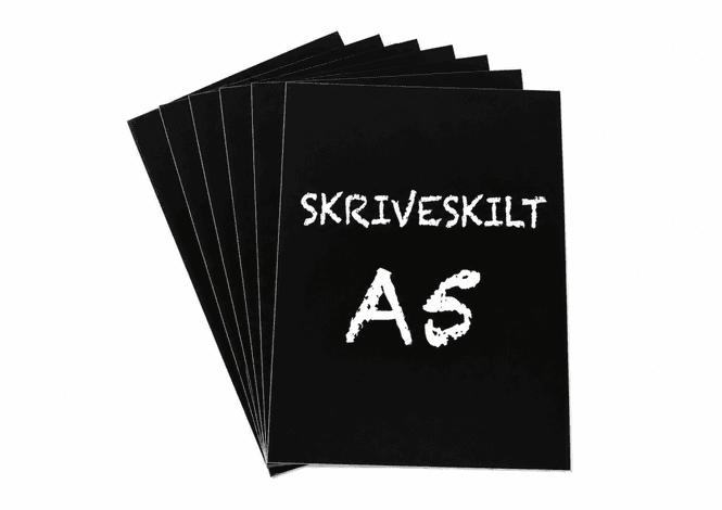 Hovedbilde Plastskilt A5 148x210mm 10 pk.