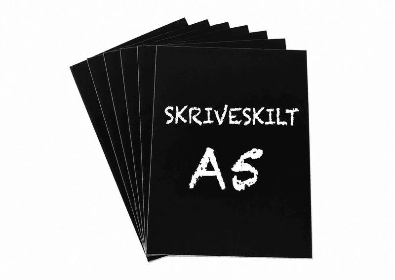 Plastskilt A5 148x210mm 10 pk.