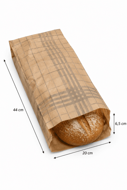 Hovedbilde Brødpose 20/6,5x44 cm 1000 stk