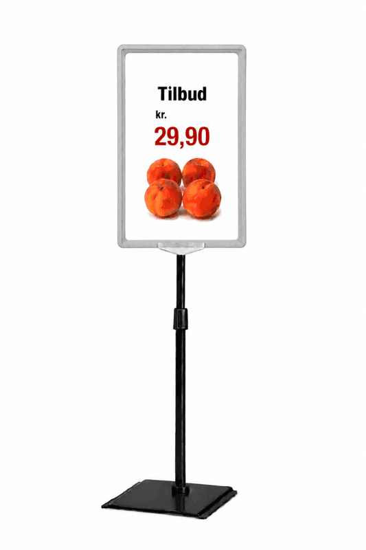 Rammesett A4 grå