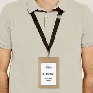 Hovedbilde Navneskiltholder i papp 105x148mm (50 stk)