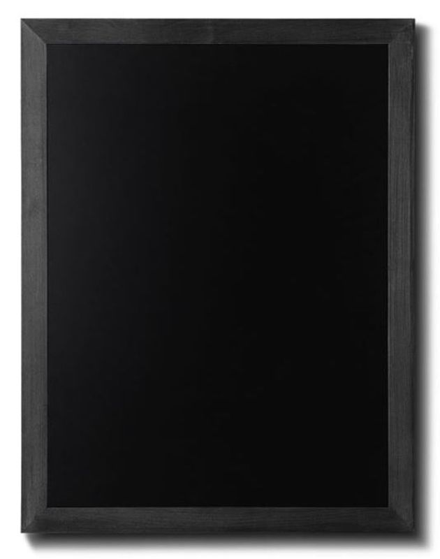 Menytavle 60x80 cm sort matt