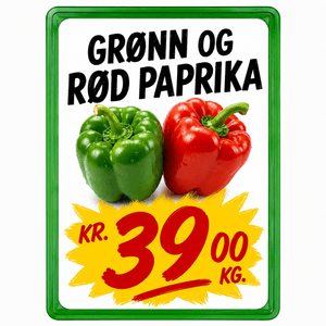 Plakatramme A3 grønn