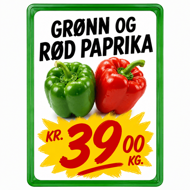 Hovedbilde Plakatramme A3 grønn