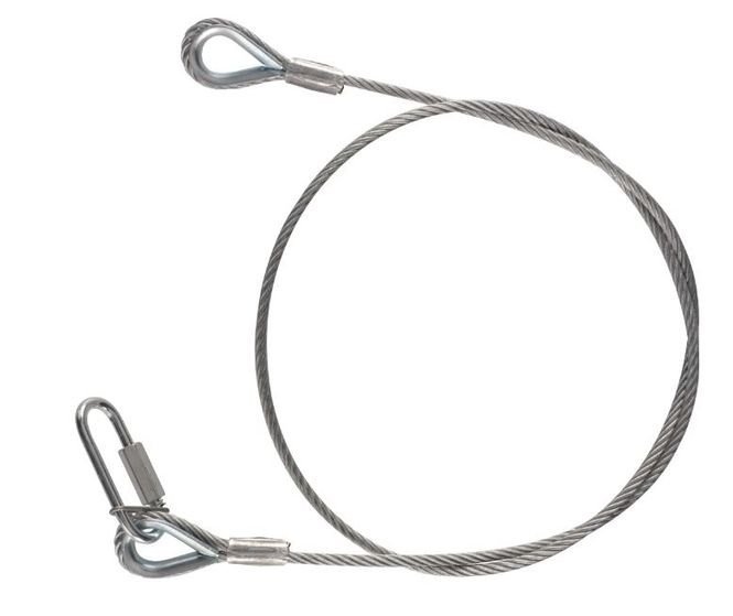 Hovedbilde Sikkerhetswire 100 cm.  5 stk.