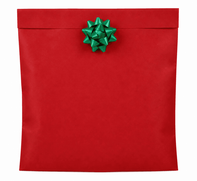 Hovedbilde Gavepose rød 30 × 39 × 13 cm med limklaff  100 ...
