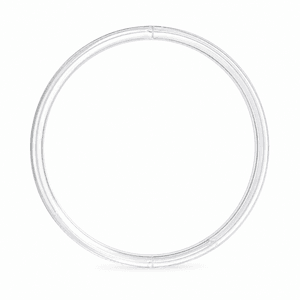 Skjerfring transparent – 95 mm
