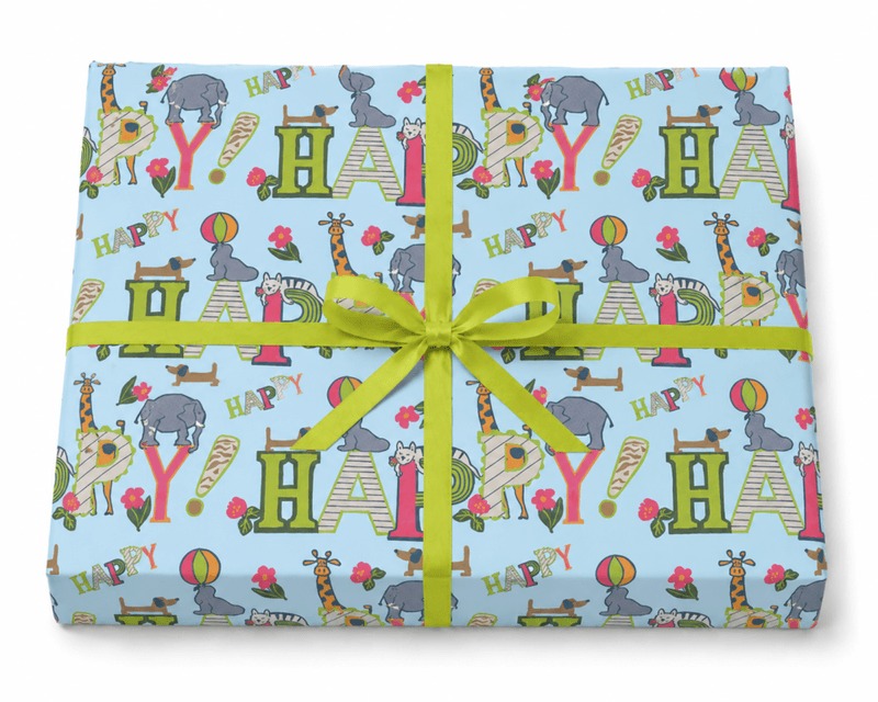 Gavepapir Happy Mist 38cm x 150m