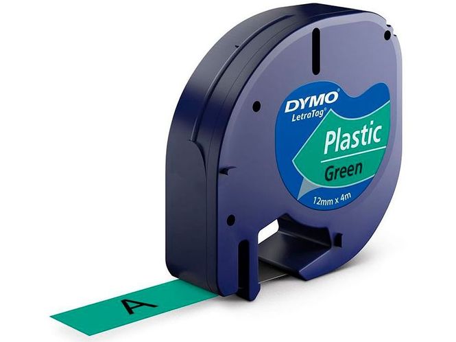 Hovedbilde Tape LetraTag plastic 12mmx4m green