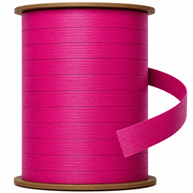 Hovedbilde Matt bånd fuchsia 10mm x 250 meter