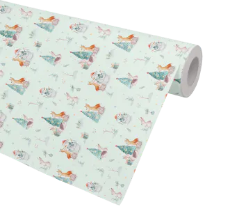 Gavepapir Foxmas 57cm x 154m 80g FSC