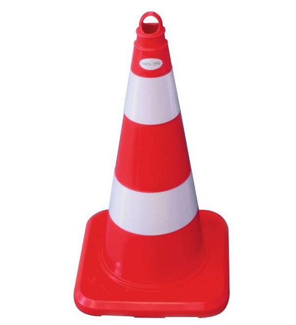 Hovedbilde Trafikkjegle 50cm med refleks
