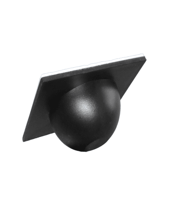 Hovedbilde Plastfot 50x50mm sort 100 stk.