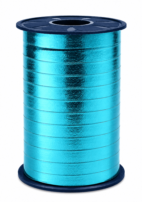 Hovedbilde Gavebånd turkis metallic 10mm x 250m