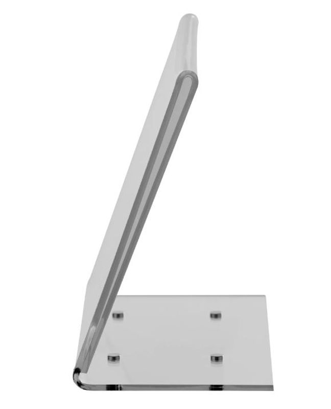 Prisskilt / Menyholder L-Modell liggende med magneter