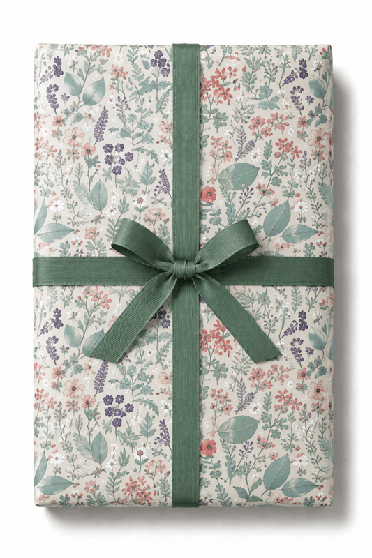 Gavepapir Flowergarden 57cm x 150m