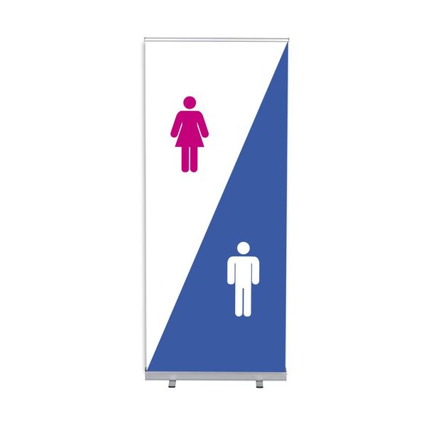 Roll Up "WC veiviser"  85-200cm