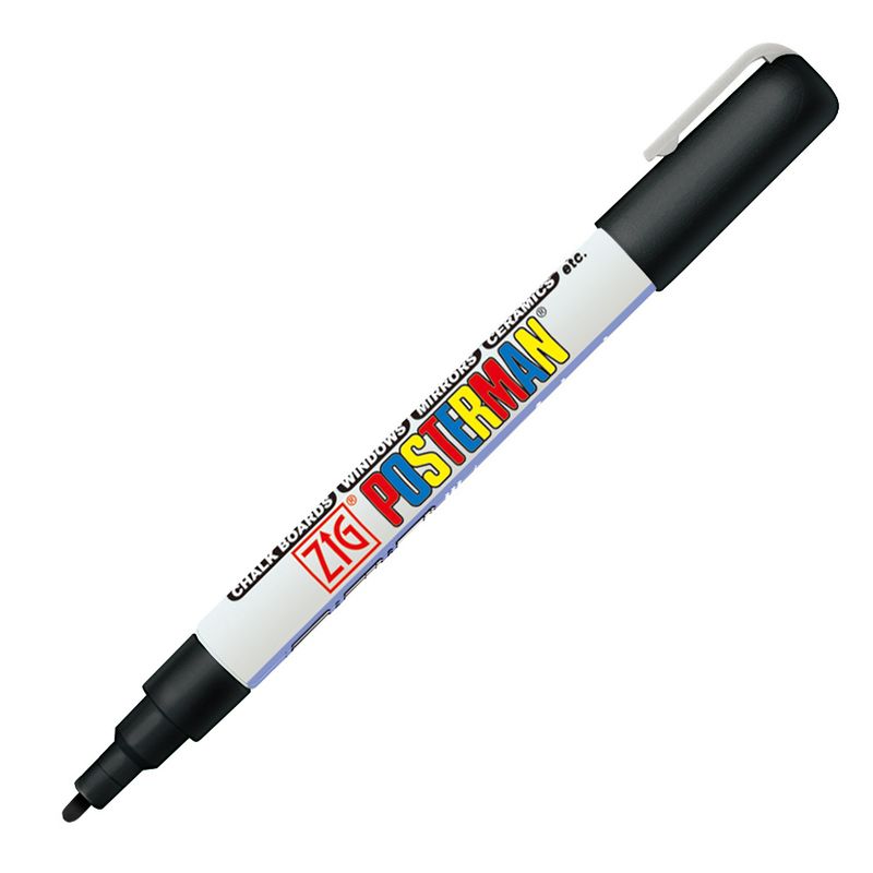 Posterman tusj 1mm svart